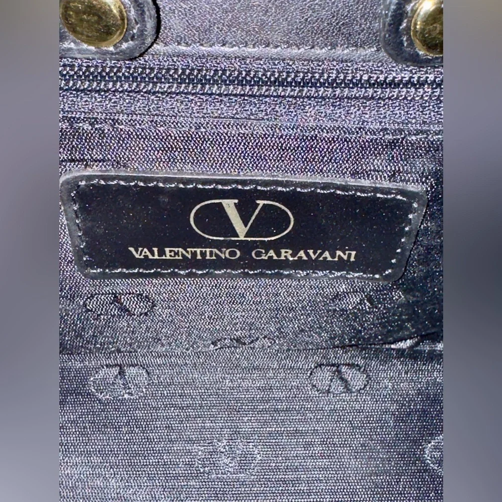 Valentino Garavani Black Leather Vanity